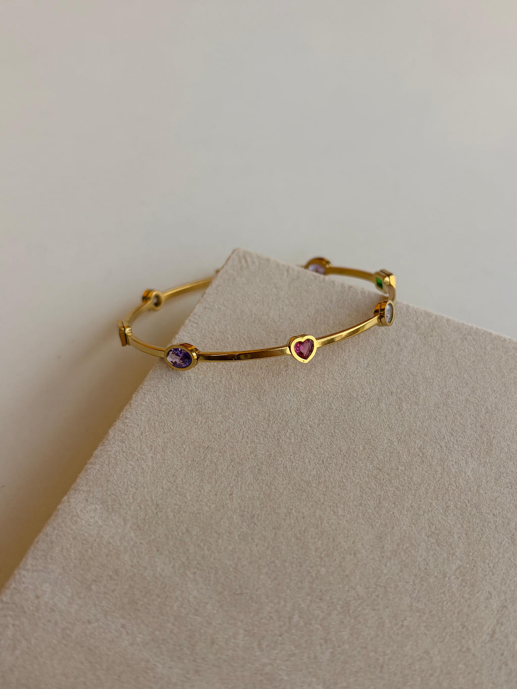 Multi colour love bangle