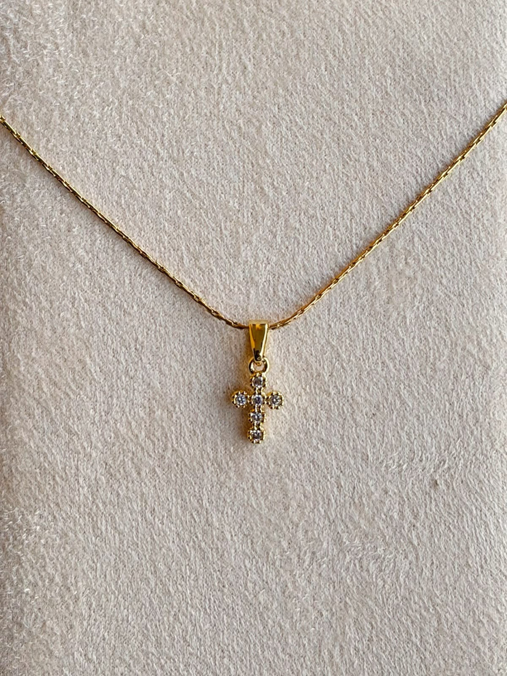 Mini Cross Necklace