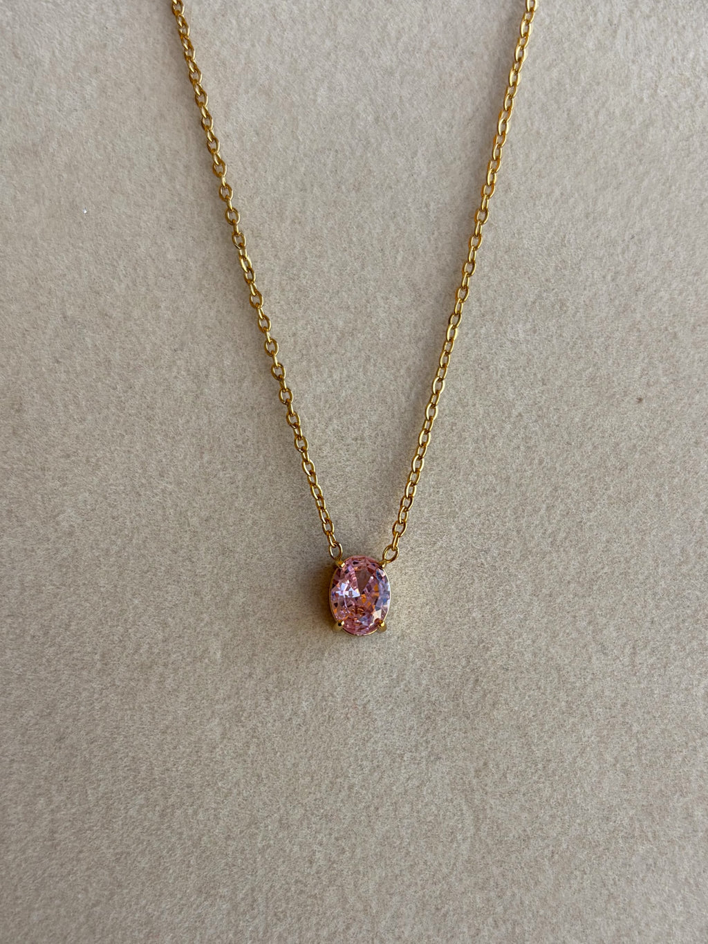 Pink stone Necklace