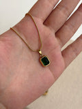 Emerald necklace