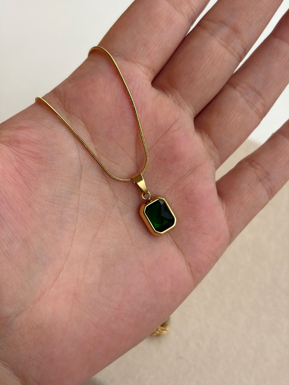 Emerald necklace