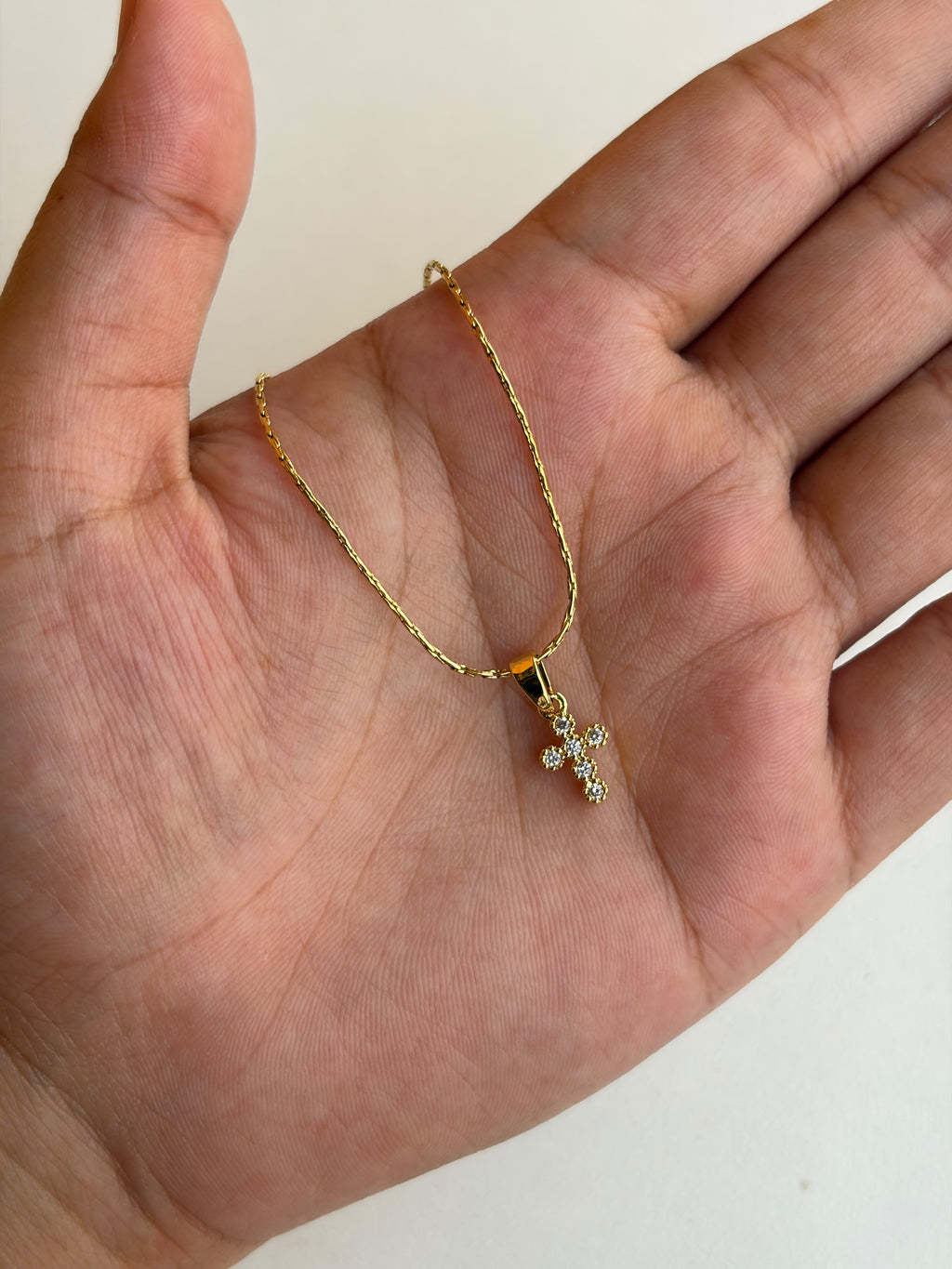 Mini Cross Necklace
