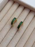 Emerald Hoops