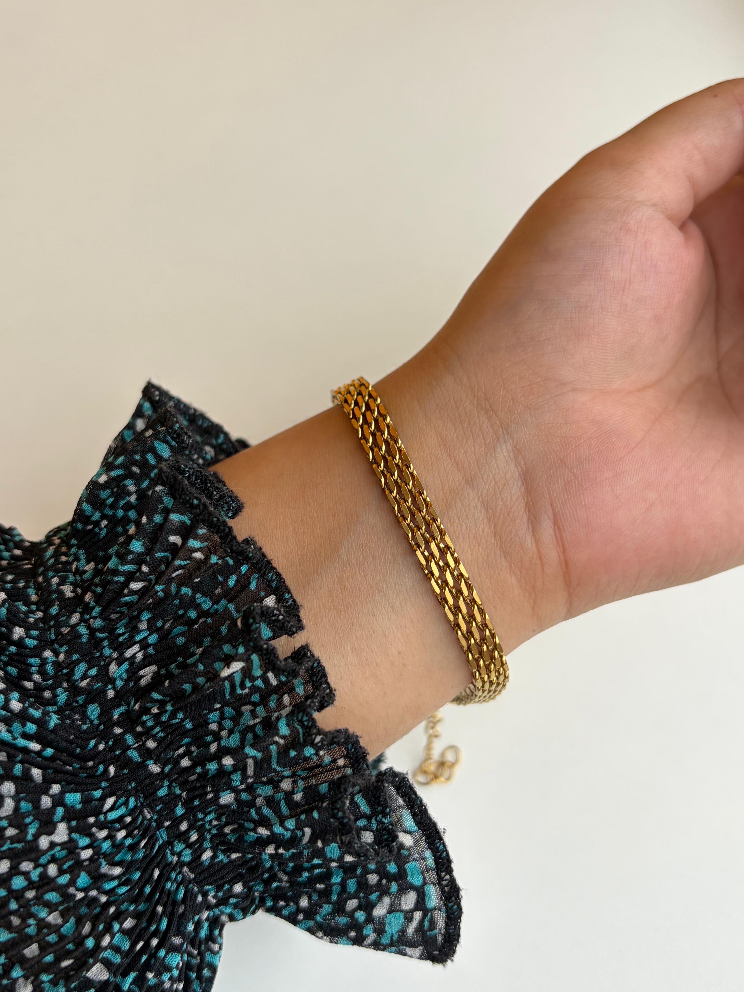 THIN LINK CHAIN BRACELET