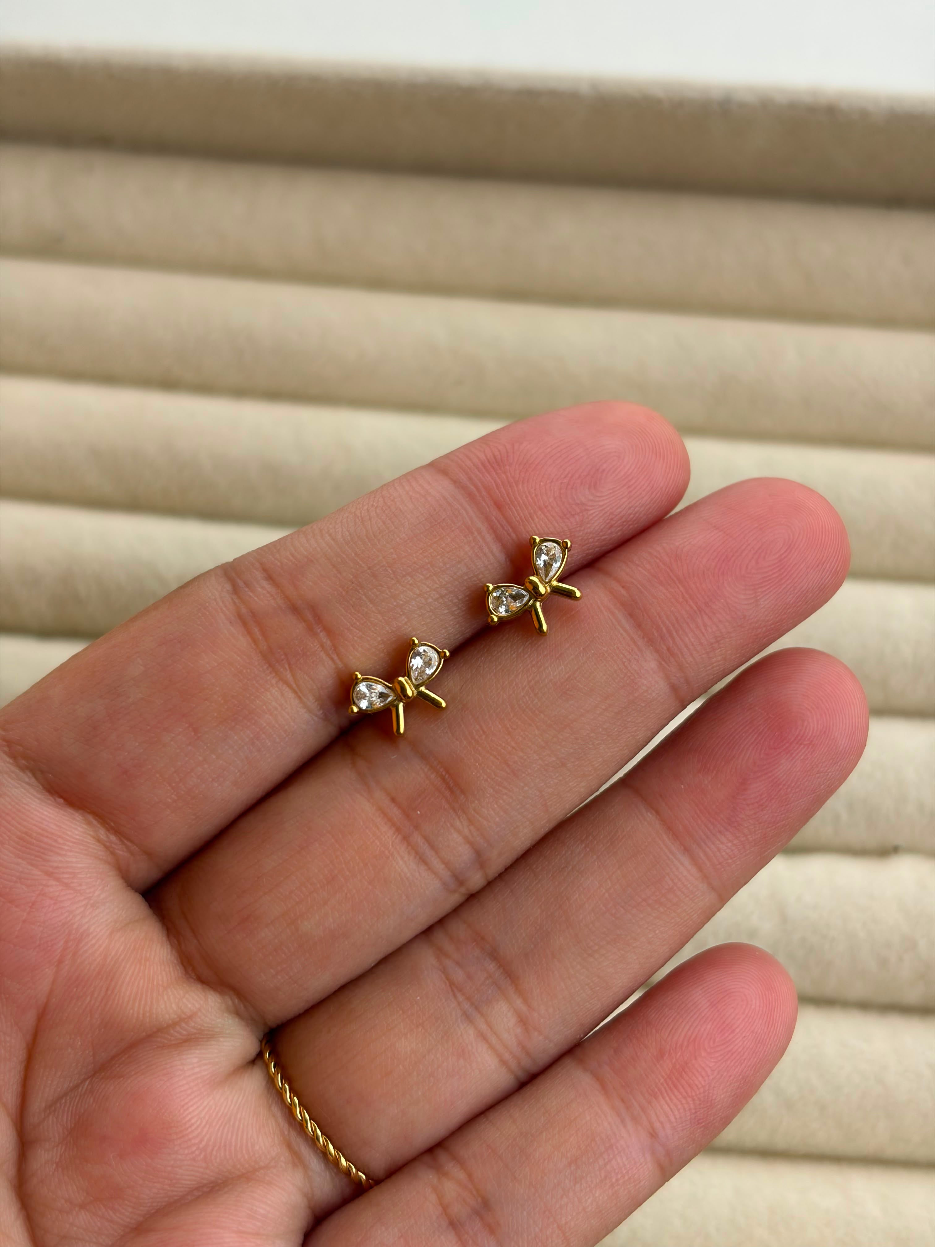 Mini Bow Studs