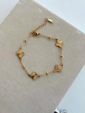 GOLD CLOVER BRACELET