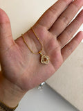 Studed Clover Pendant